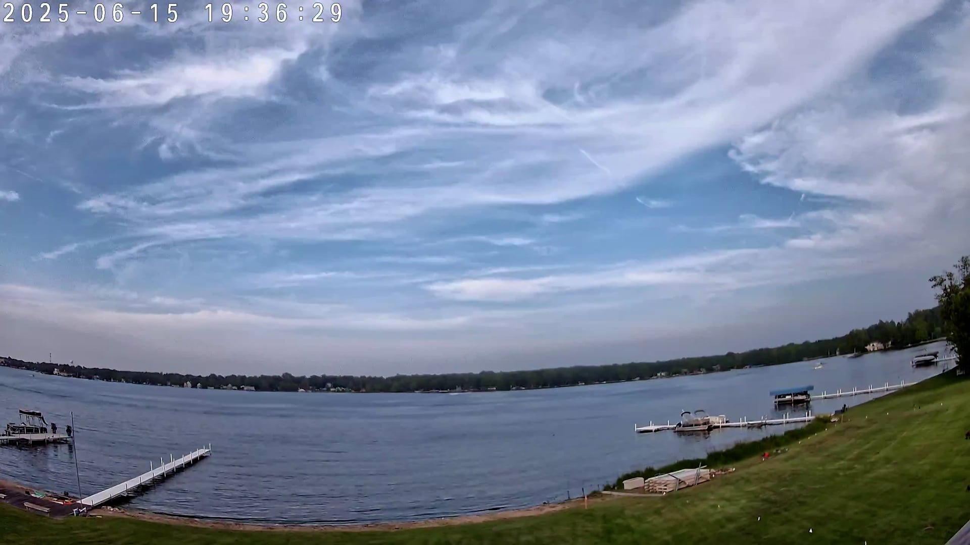 Winona Lake Sunset — June 15, 2025
