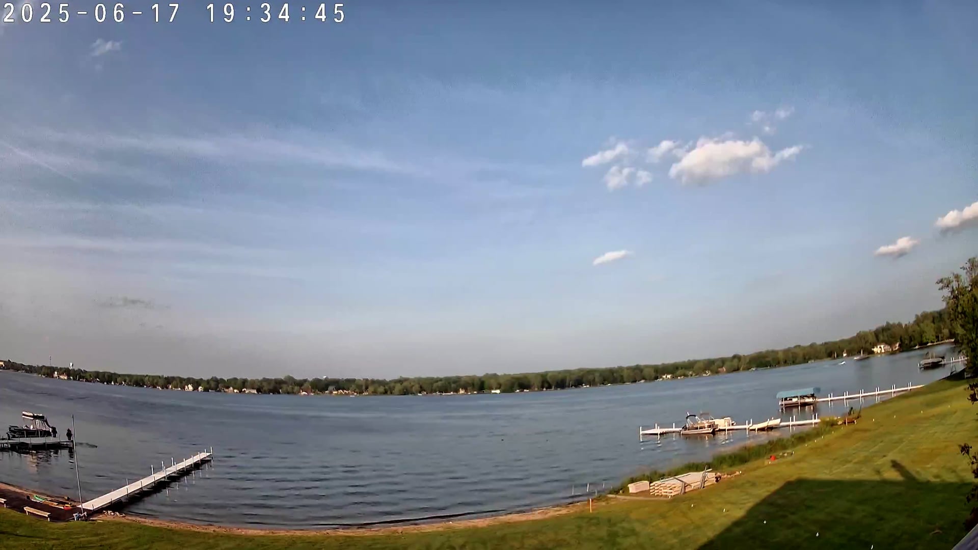 Winona Lake Sunset — June 17, 2025