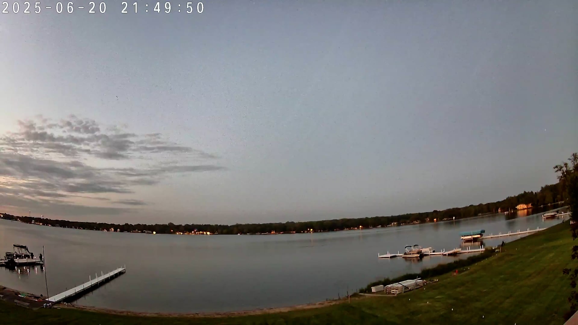 Winona Lake Sunset — June 20, 2025