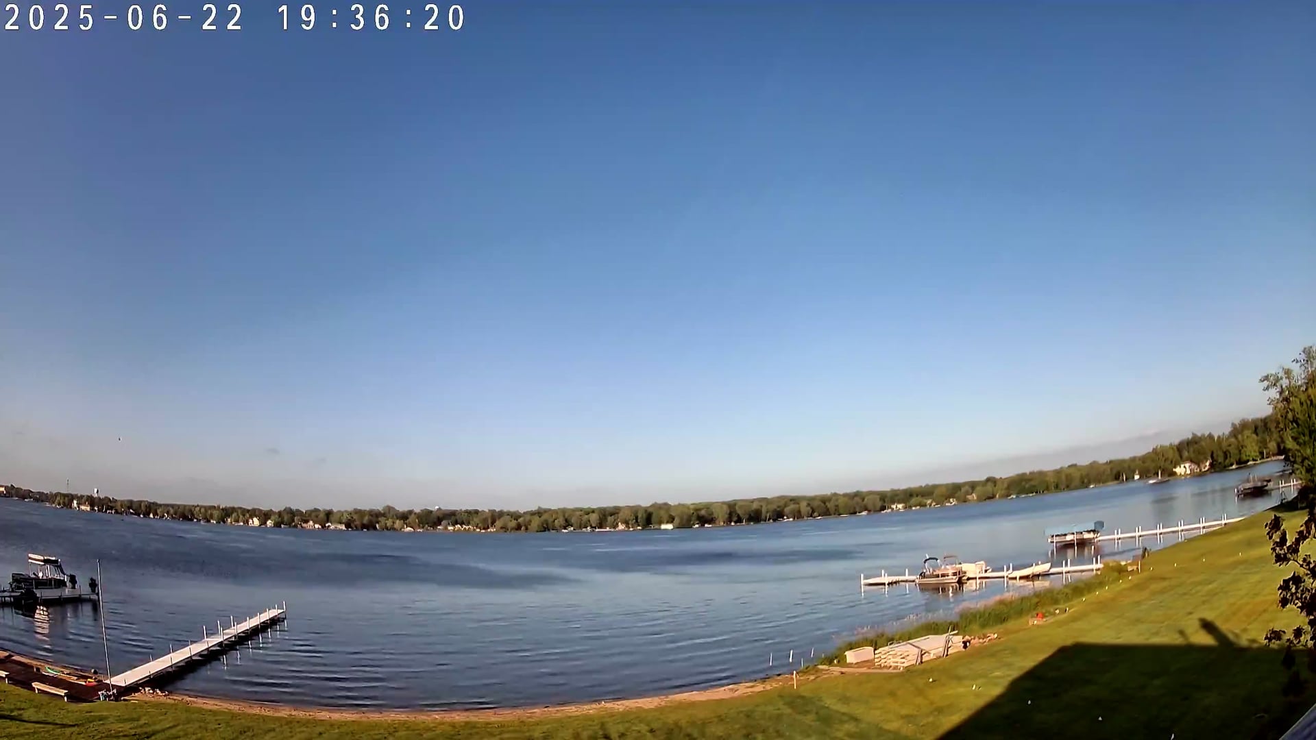 Winona Lake Sunset — June 22, 2025
