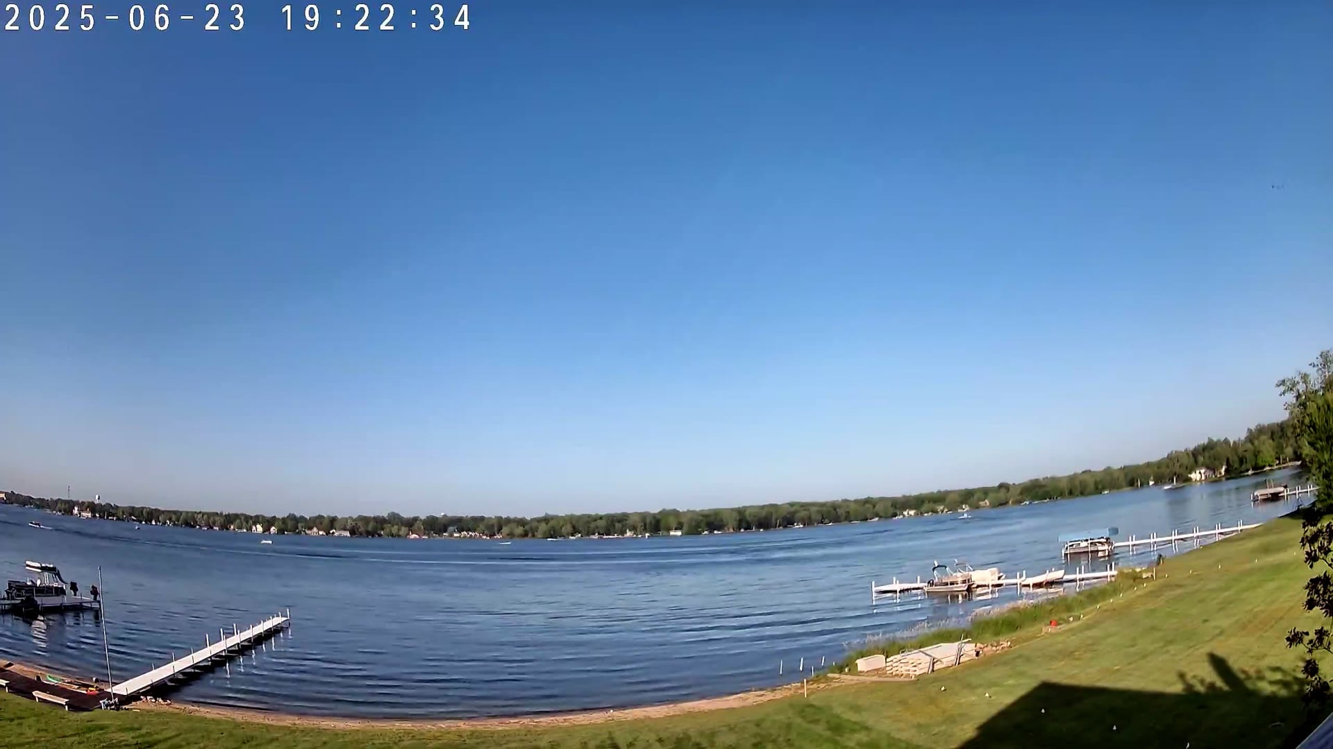 Winona Lake Sunset — June 23, 2025