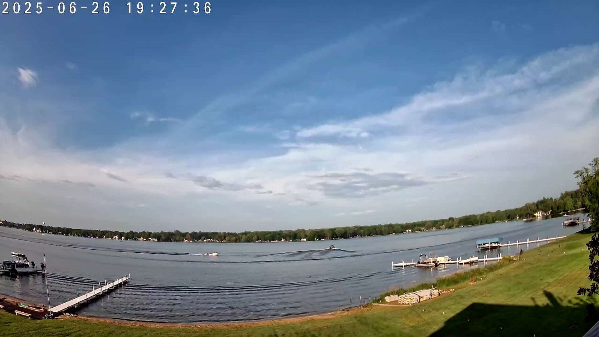 Winona Lake Sunset — June 26, 2025