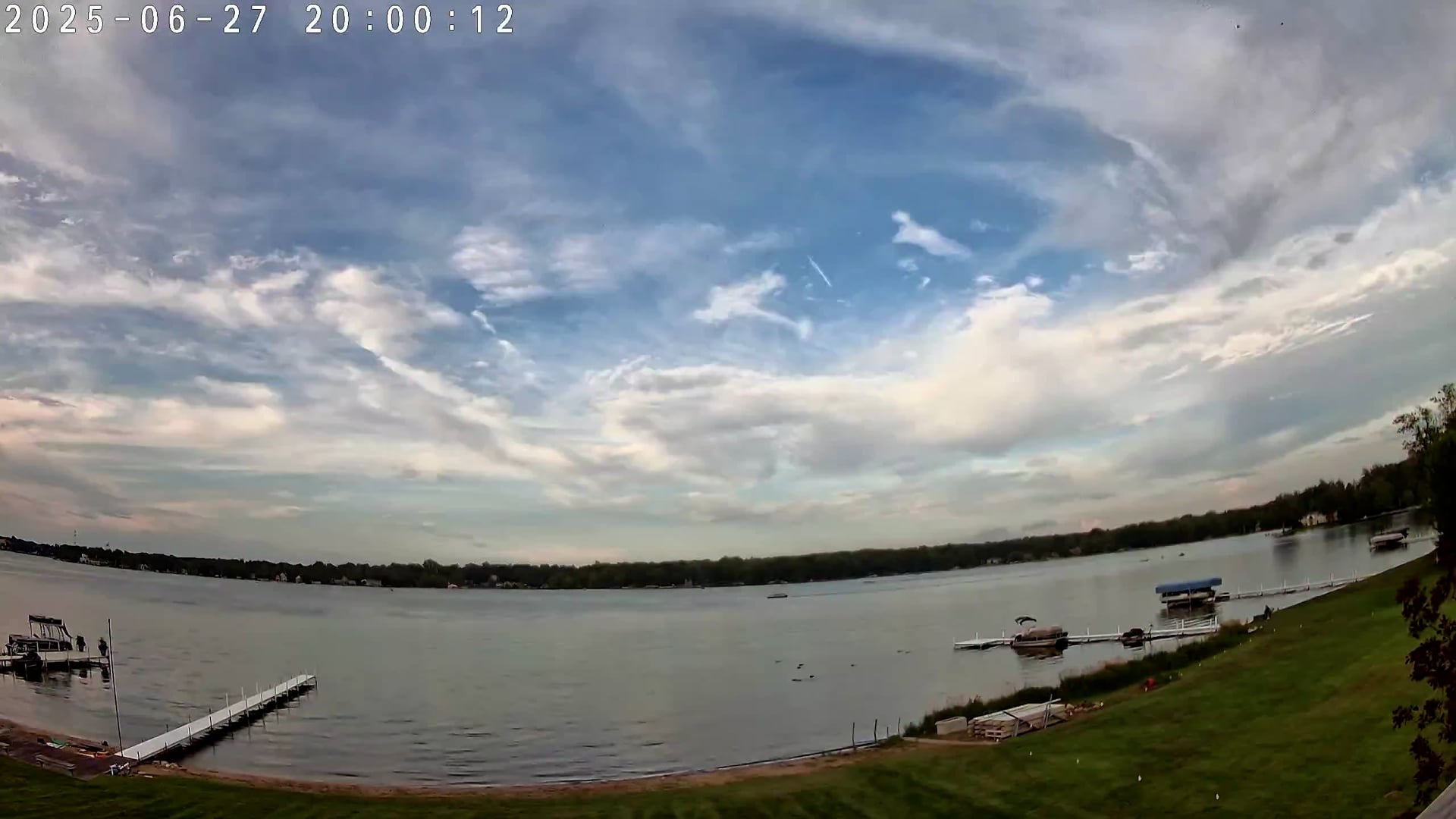 Winona Lake Sunset — June 27, 2025