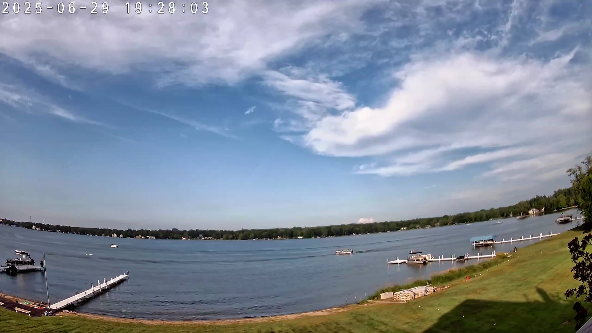 Winona Lake Sunset — June 29, 2025