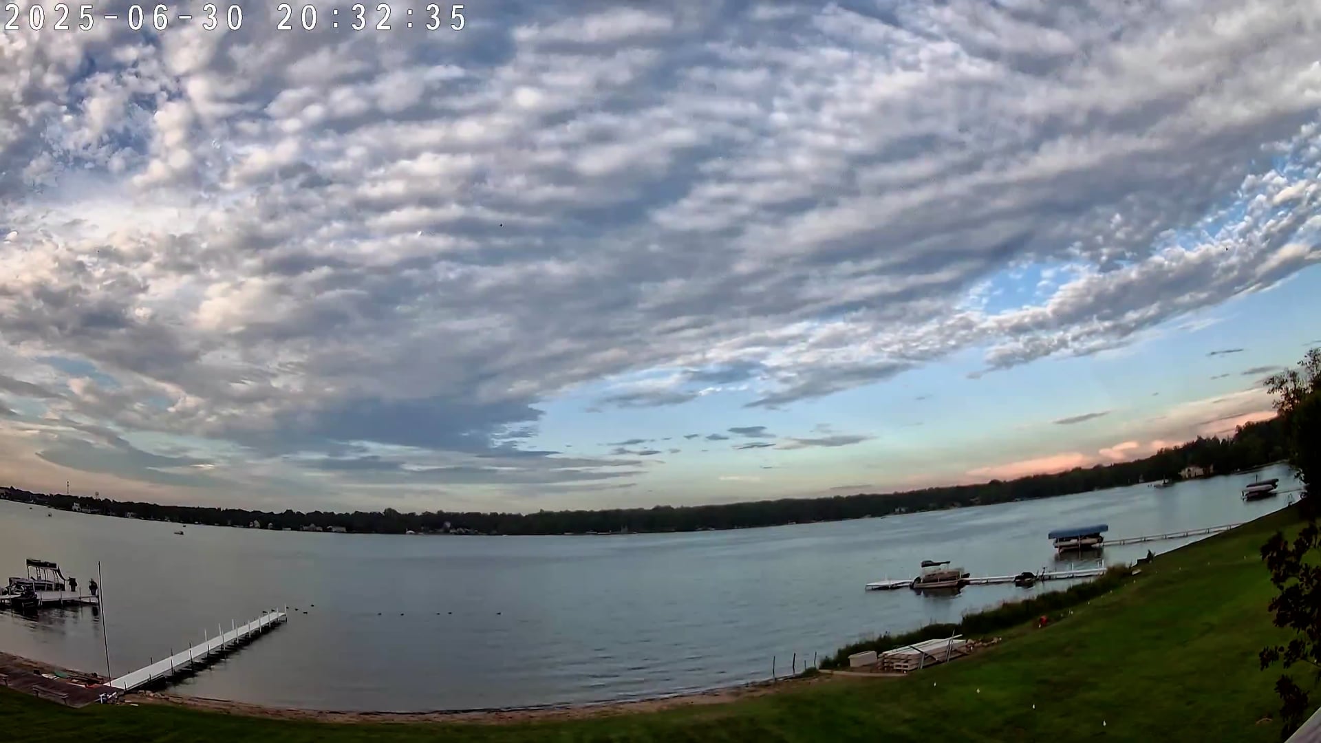 Winona Lake Sunset — June 30, 2025