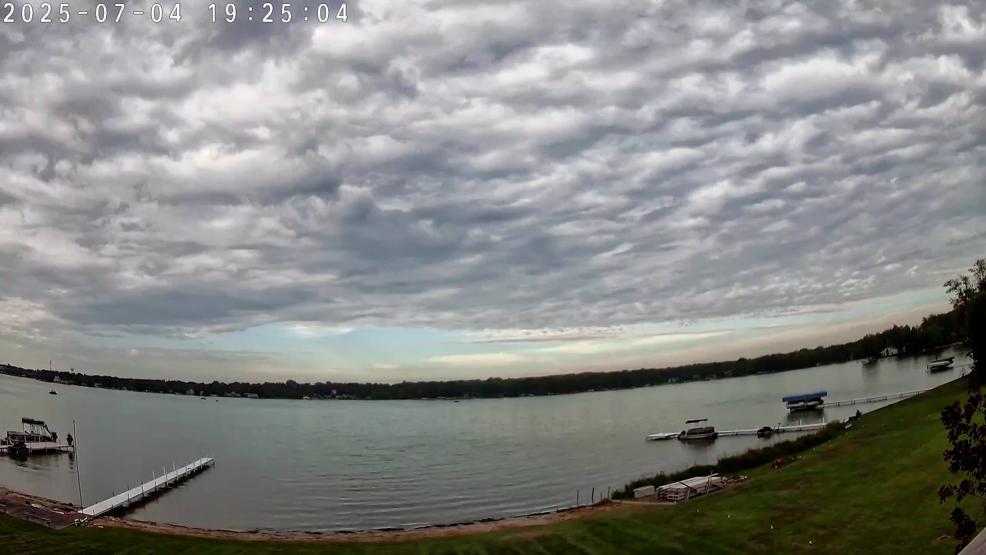 Winona Lake Sunset — July 4, 2025