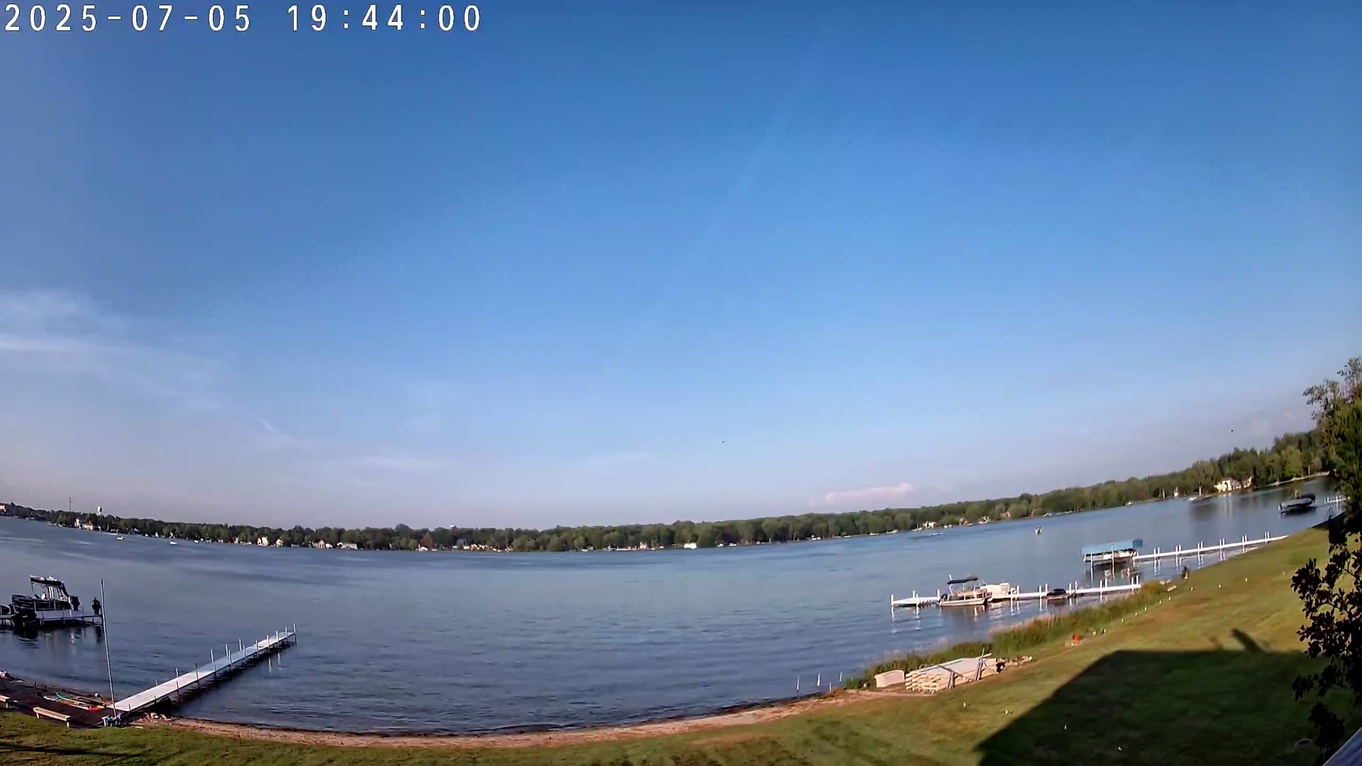 Winona Lake Sunset — July 5, 2025