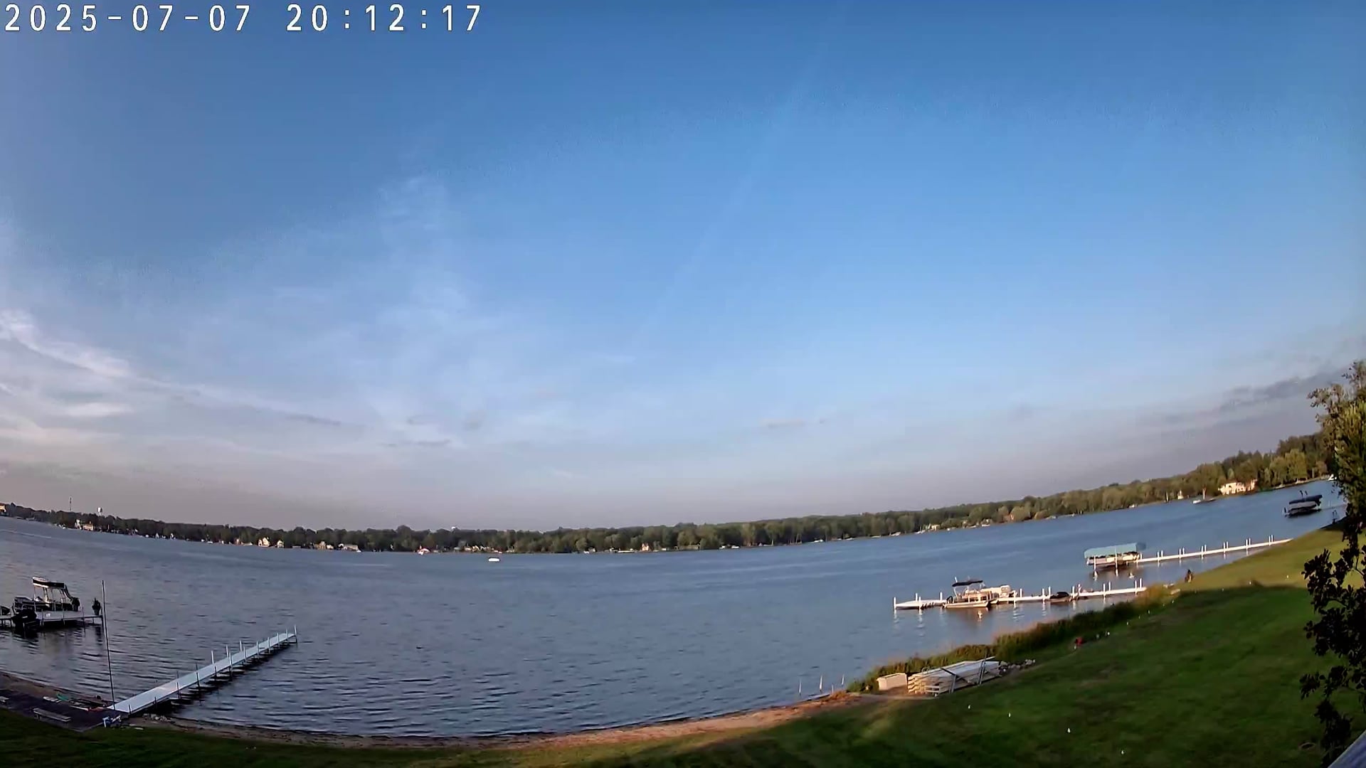 Winona Lake Sunset — July 7, 2025