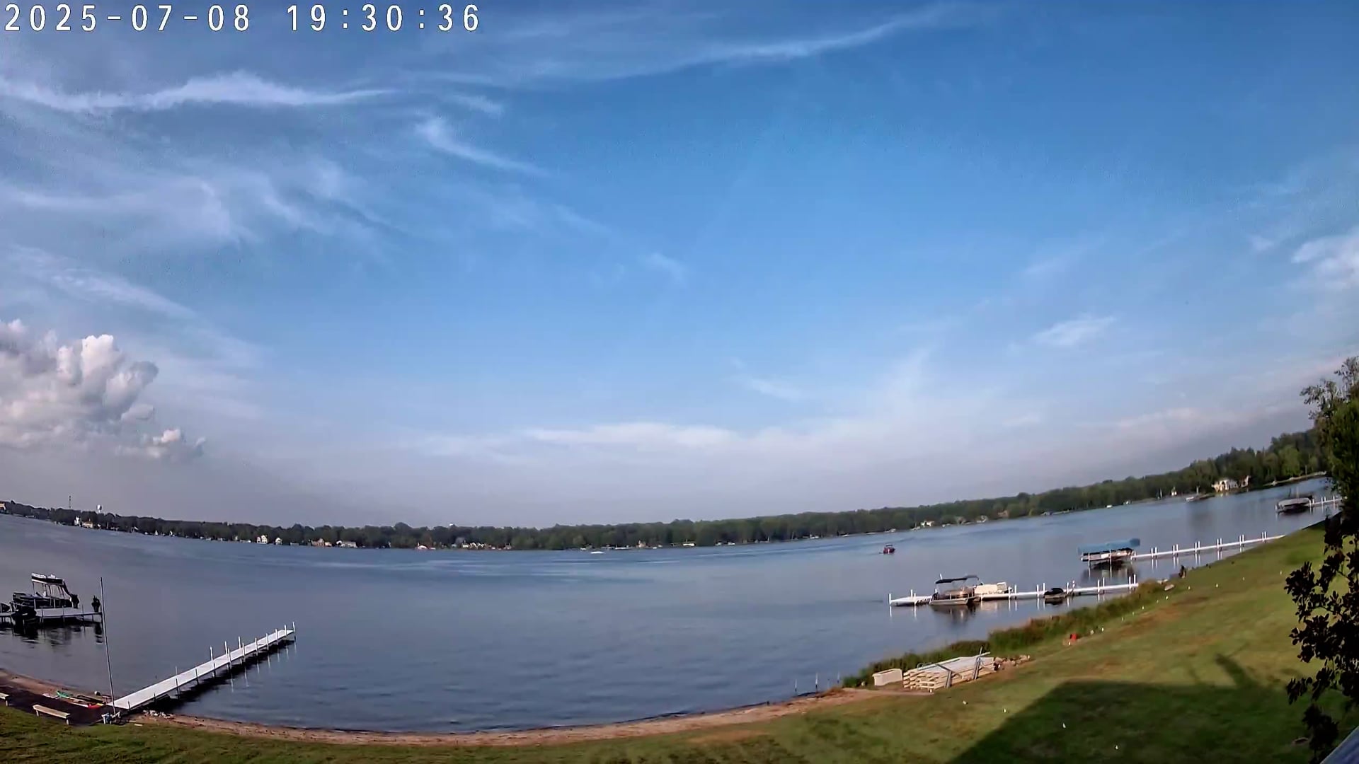 Winona Lake Sunset — July 8, 2025
