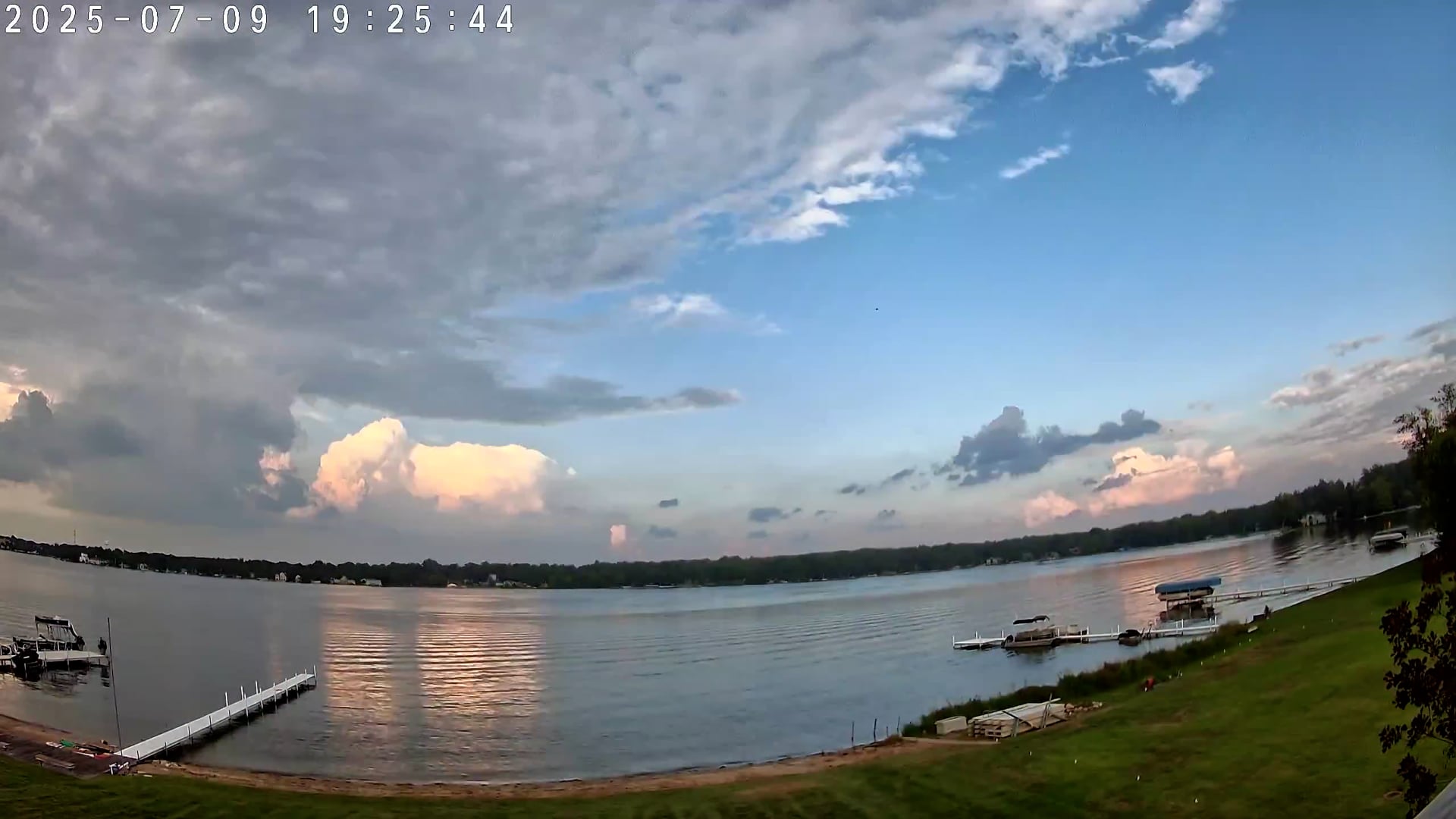 Winona Lake Sunset — July 9, 2025