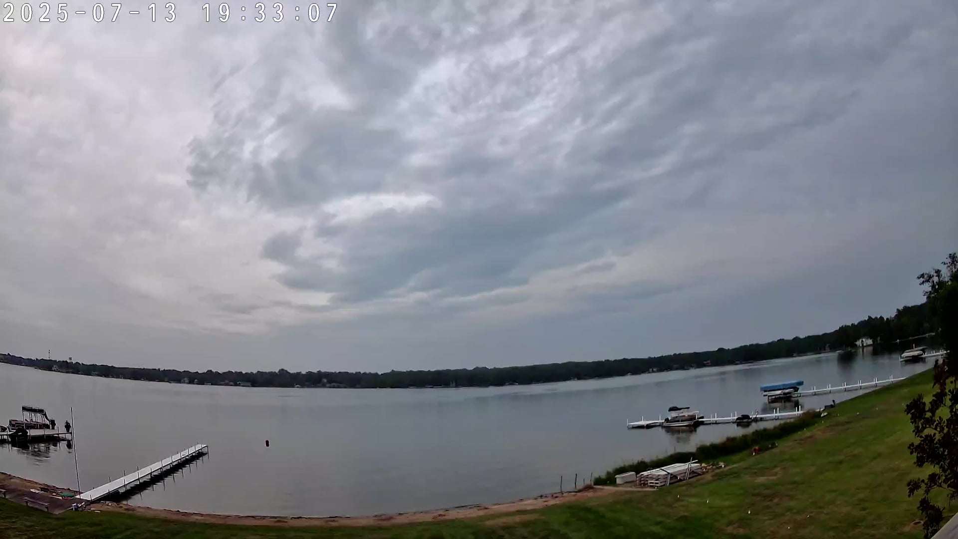 Winona Lake Sunset — July 13, 2025