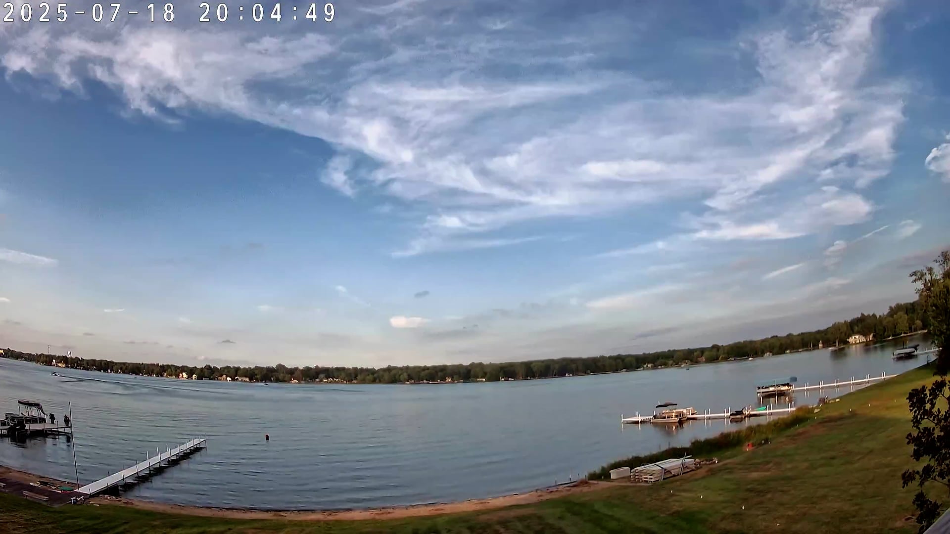 Winona Lake Sunset — July 18, 2025