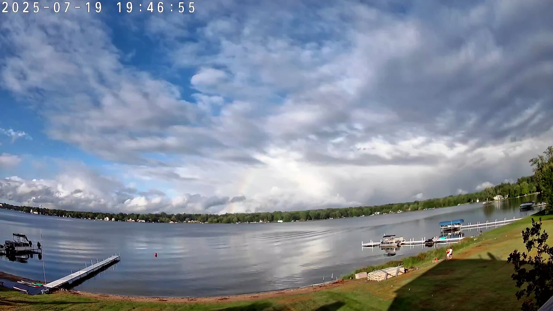 Winona Lake Sunset — July 19, 2025