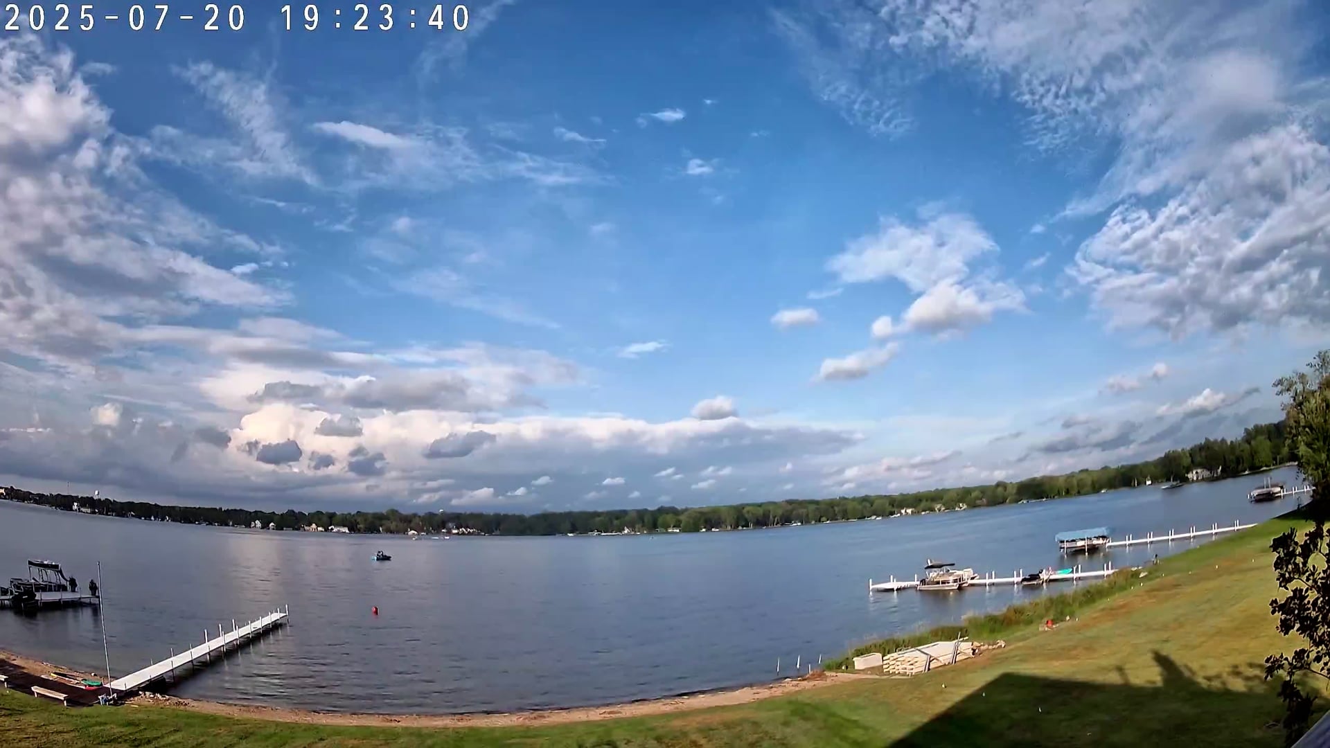 Winona Lake Sunset — July 20, 2025