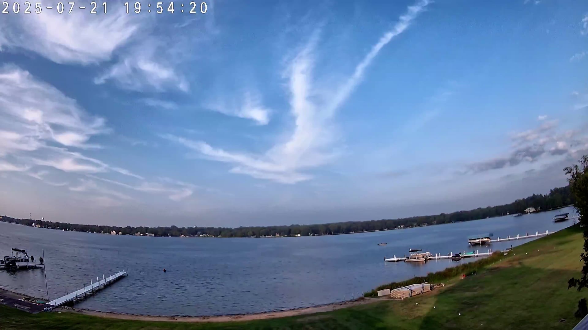 Winona Lake Sunset — July 21, 2025