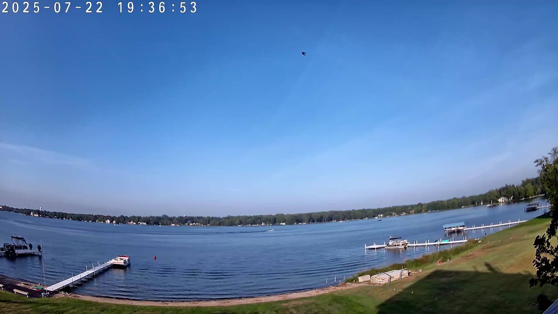 Winona Lake Sunset — July 22, 2025