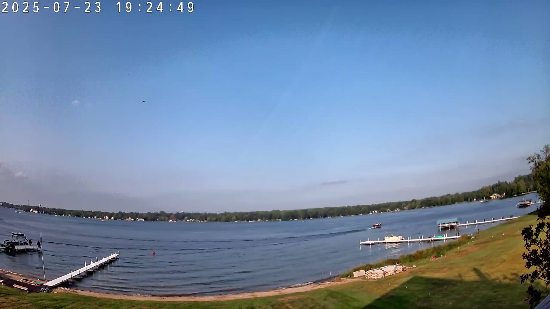 Winona Lake Sunset — July 23, 2025