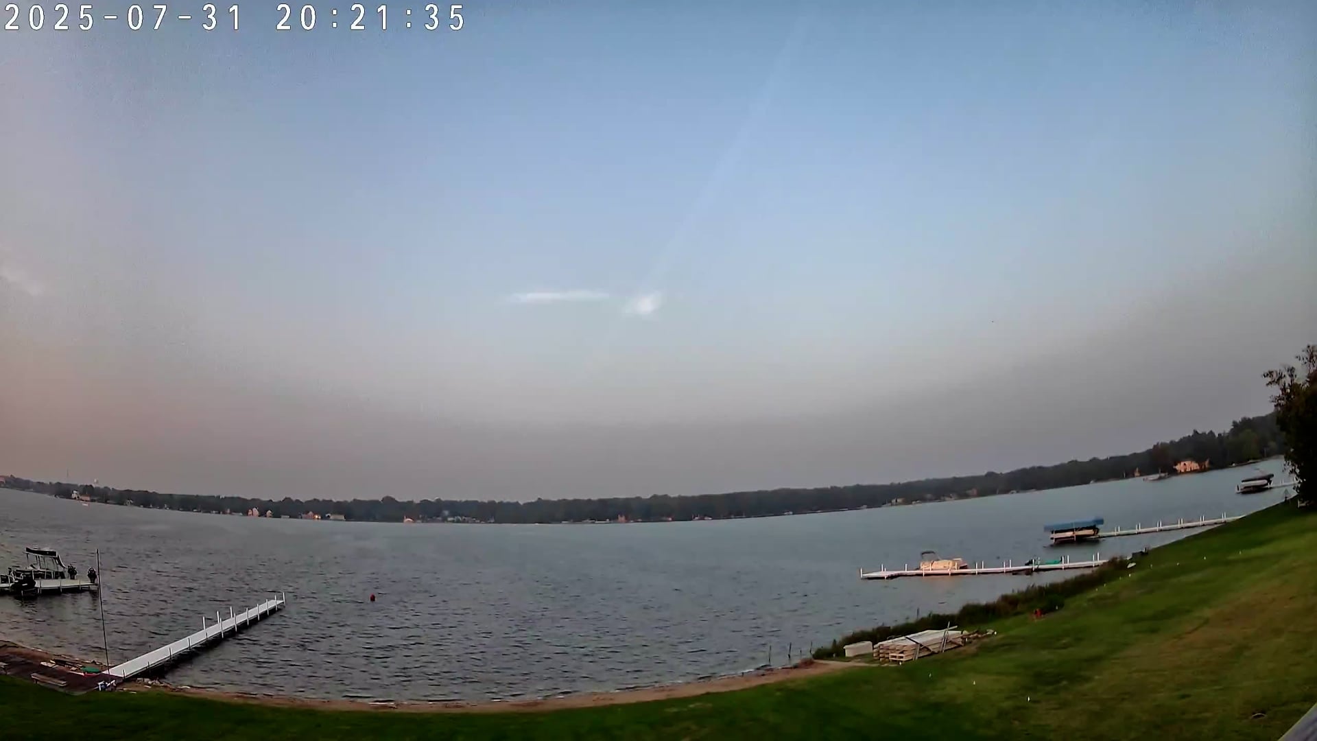Winona Lake Sunset — July 31, 2025
