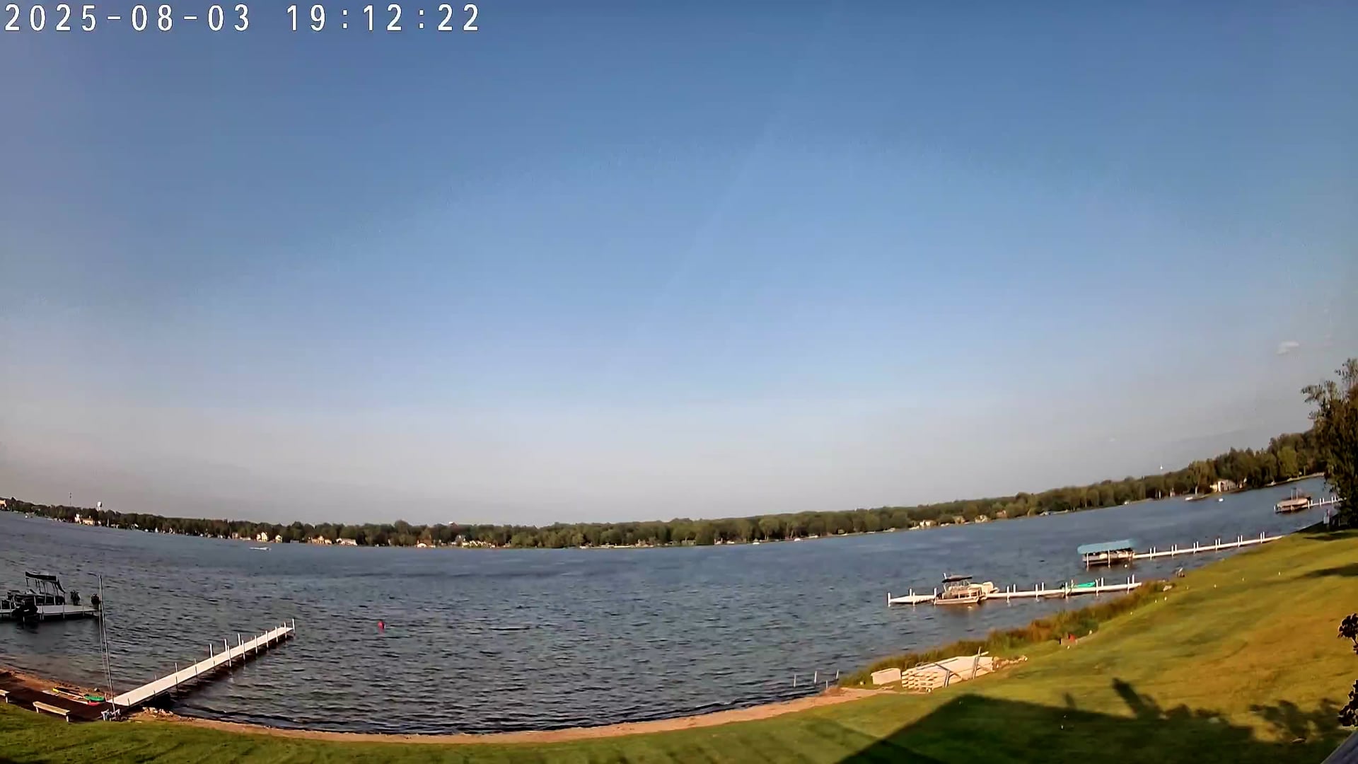 Winona Lake Sunset — August 3, 2025
