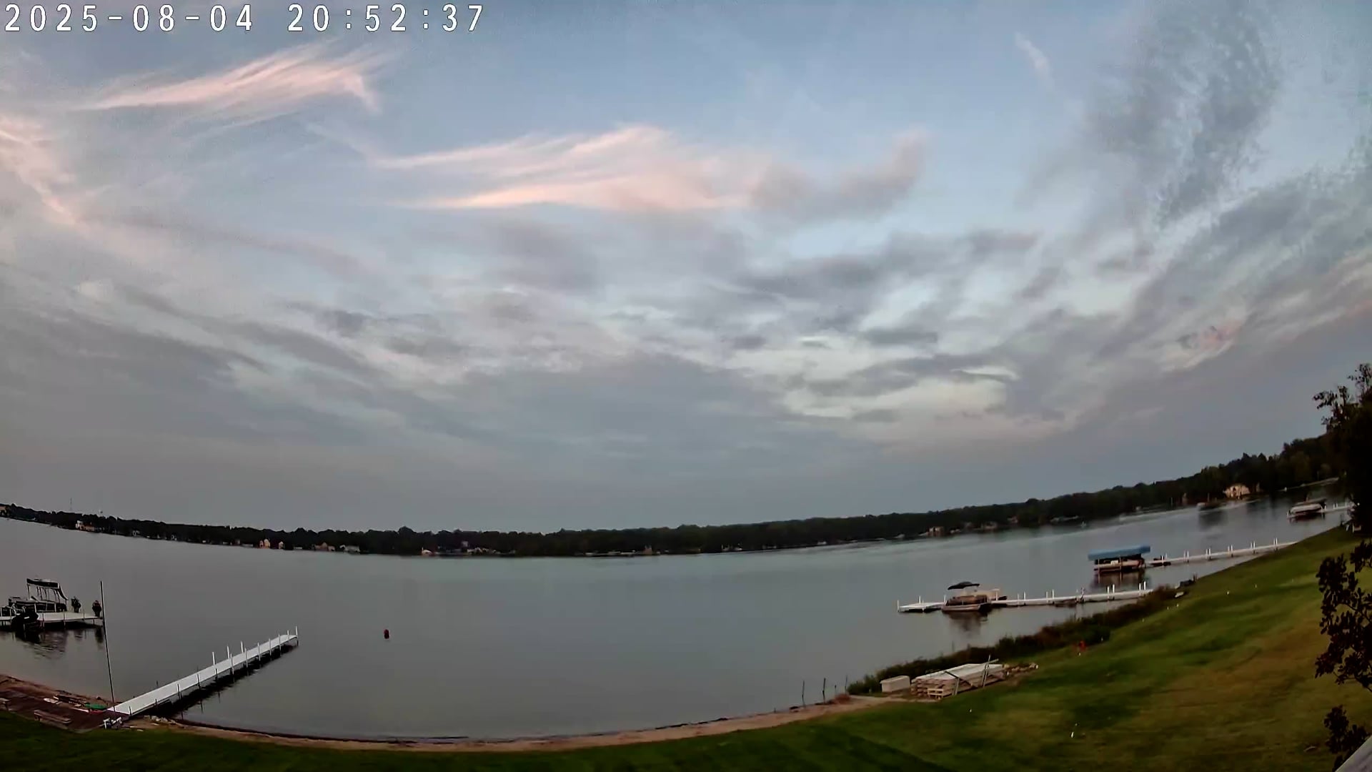 Winona Lake Sunset — August 4, 2025