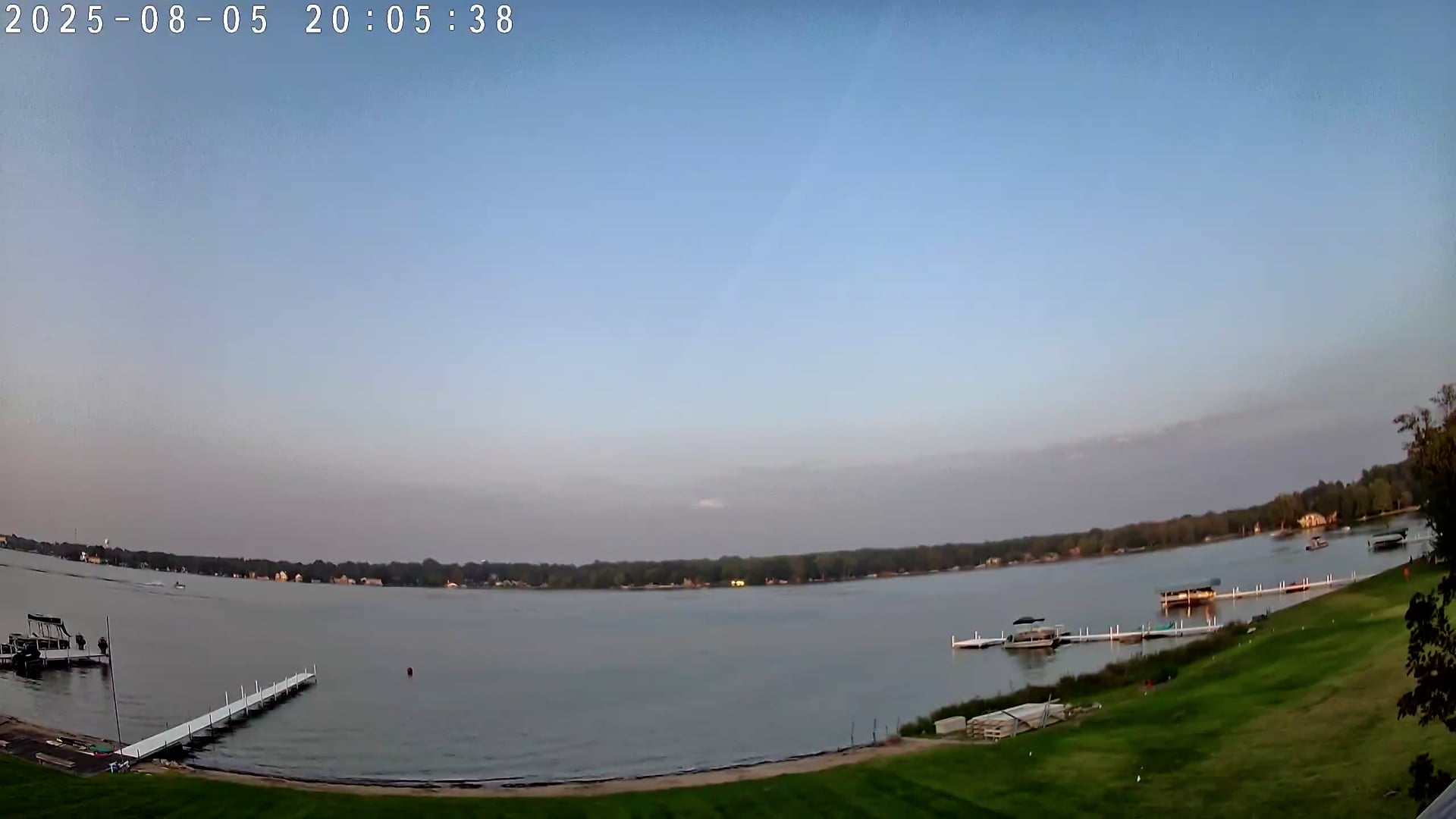 Winona Lake Sunset — August 5, 2025