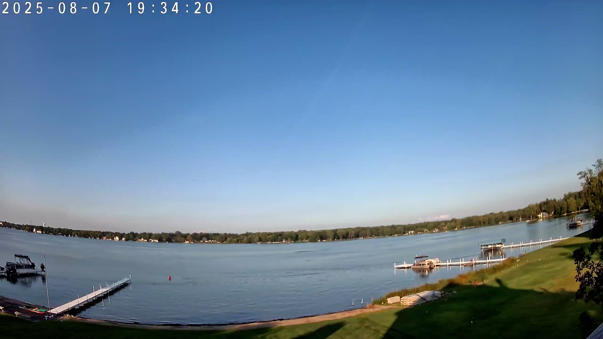 Winona Lake Sunset — August 7, 2025