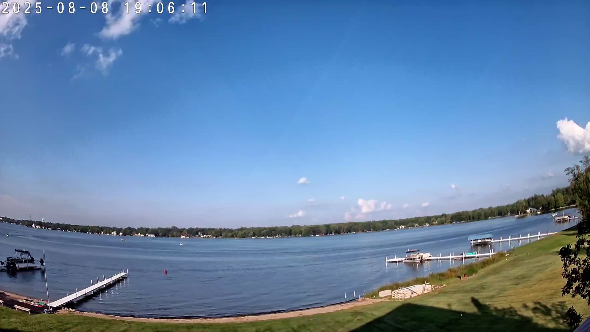 Winona Lake Sunset — August 8, 2025