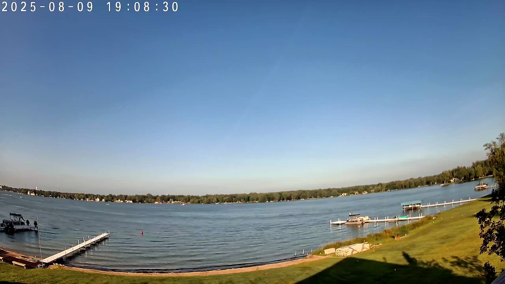 Winona Lake Sunset — August 9, 2025