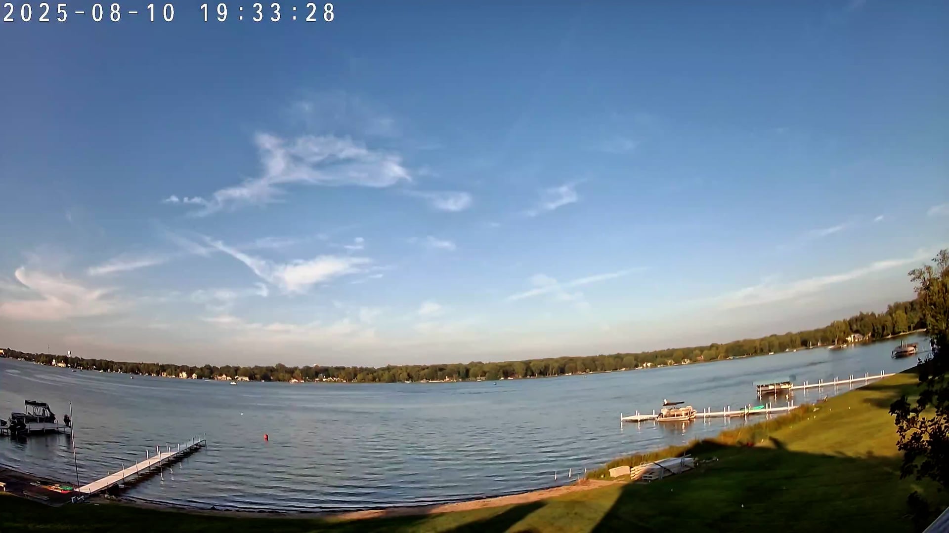 Winona Lake Sunset — August 10, 2025