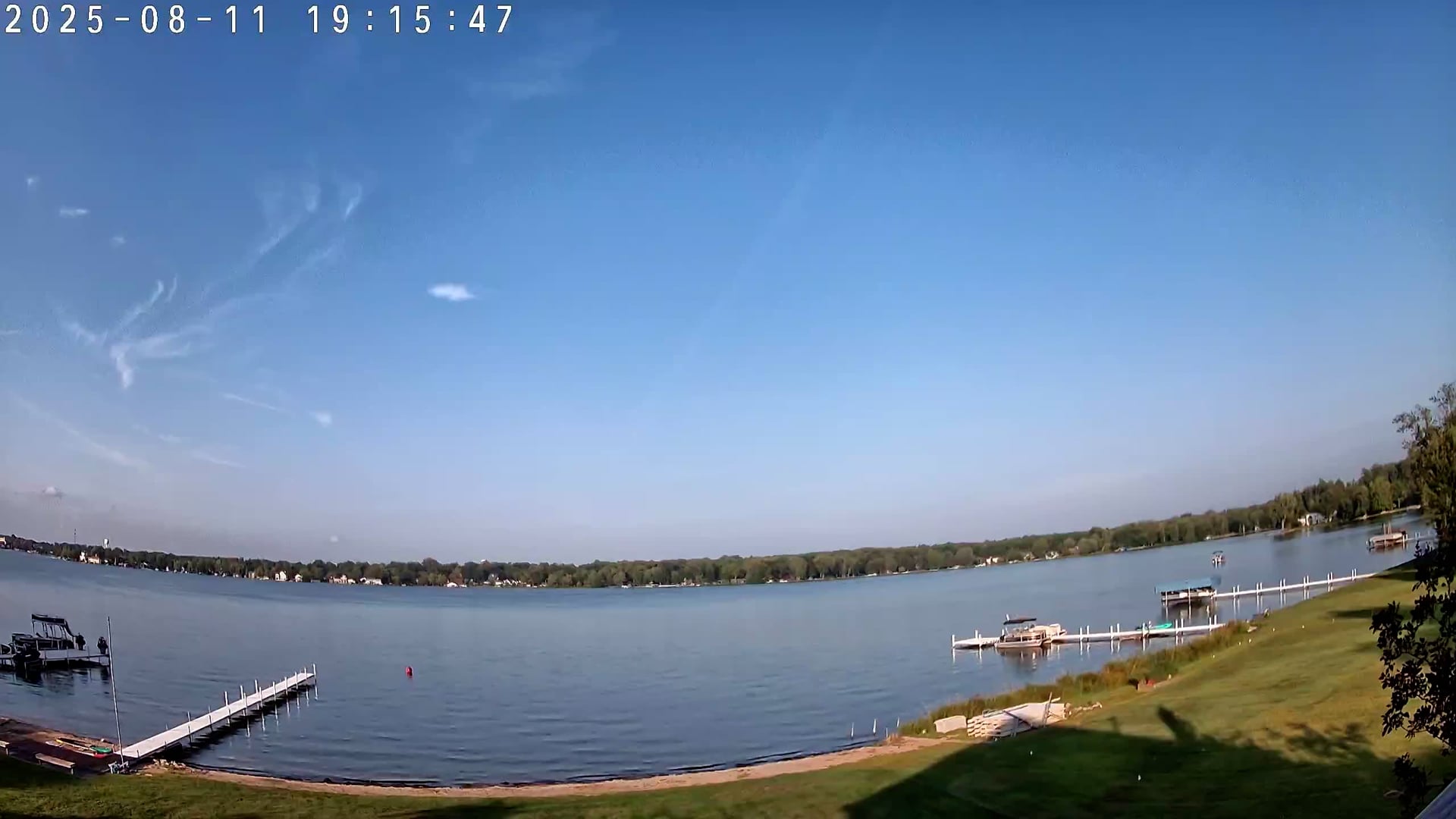 Winona Lake Sunset — August 11, 2025