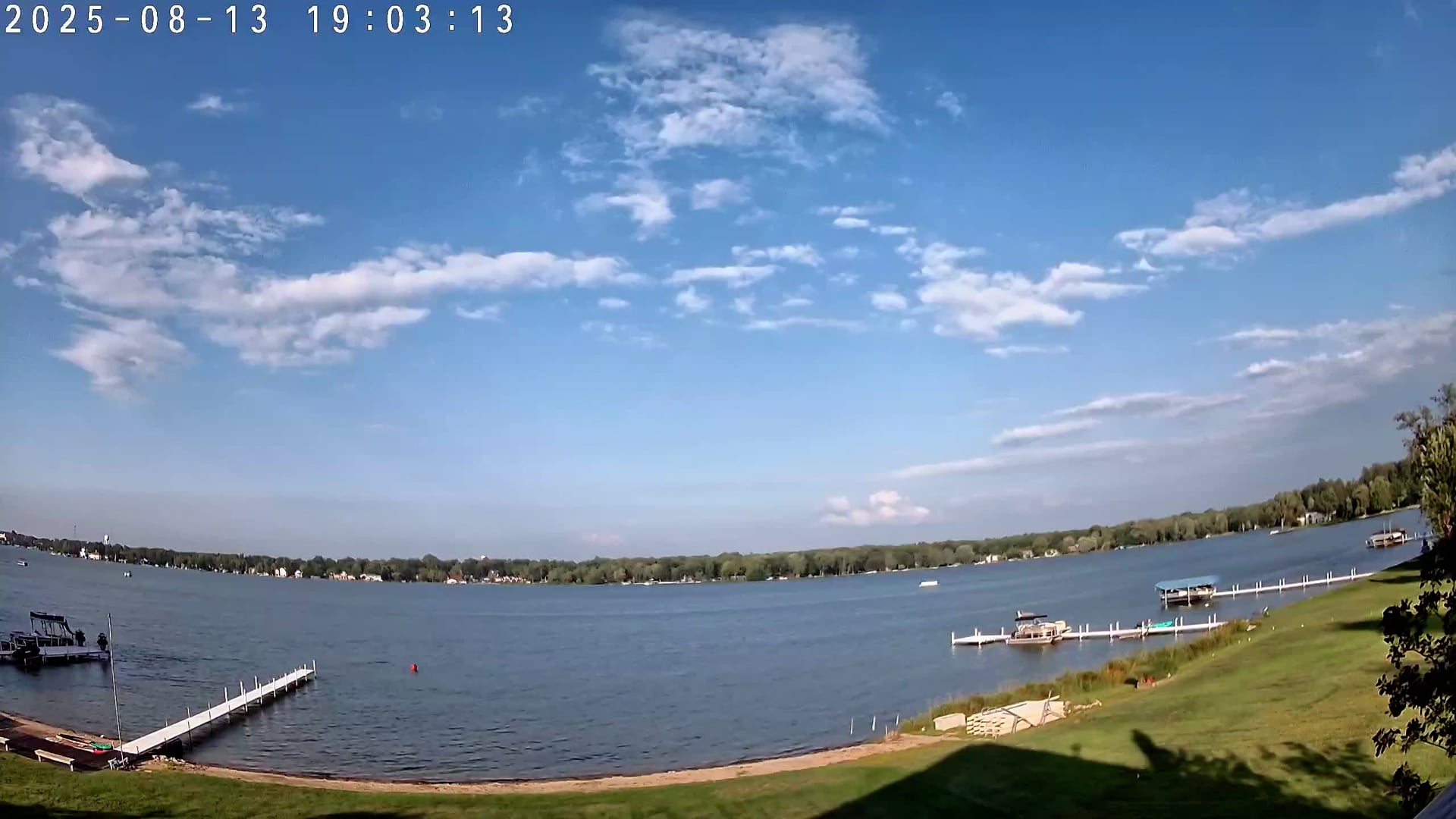 Winona Lake Sunset — August 13, 2025