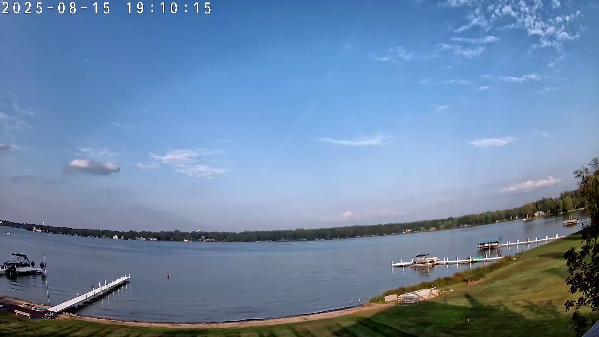 Winona Lake Sunset — August 15, 2025