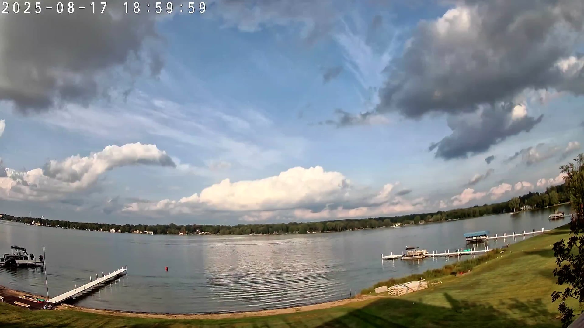 Winona Lake Sunset — August 17, 2025