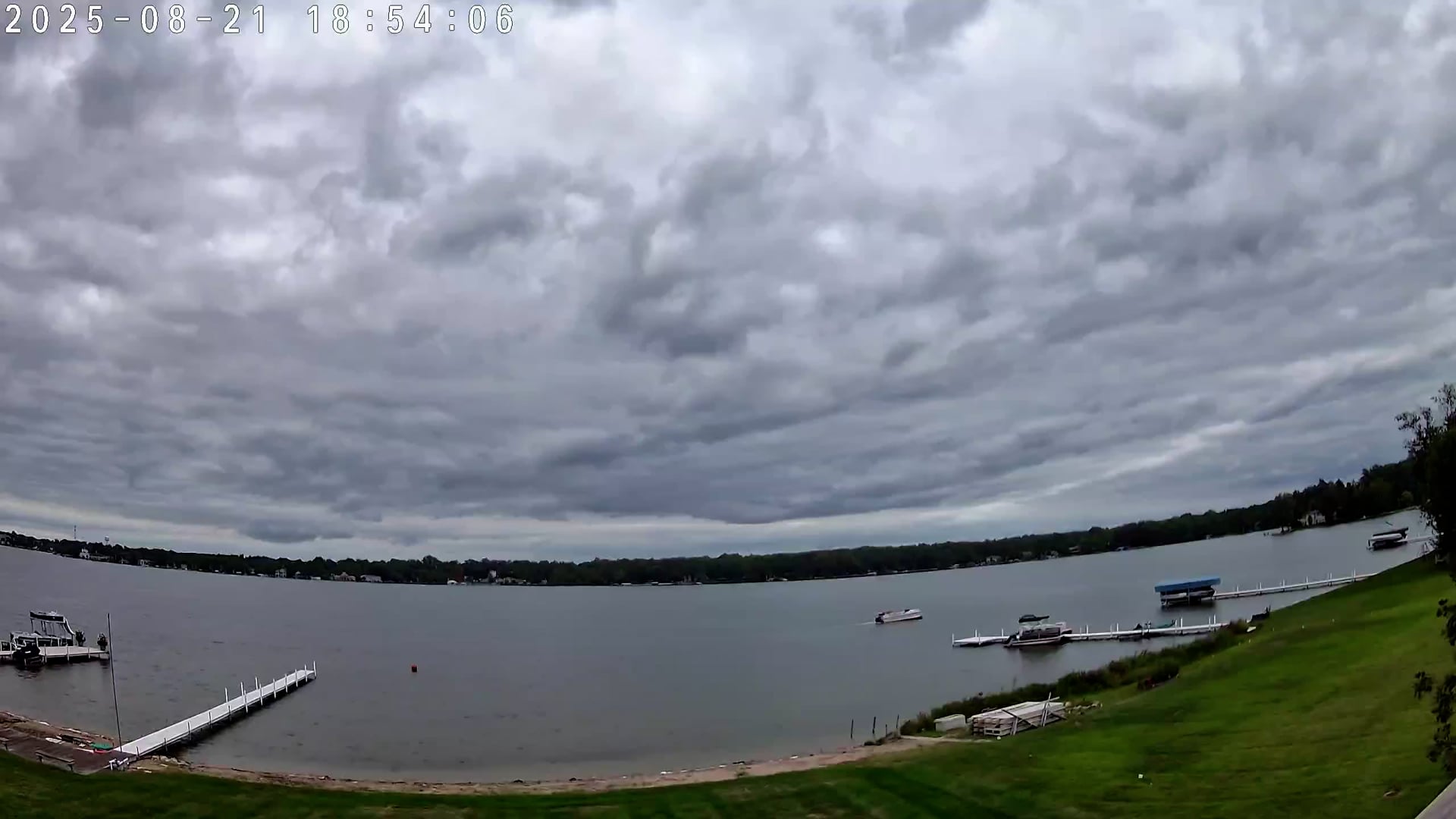 Winona Lake Sunset — August 21, 2025
