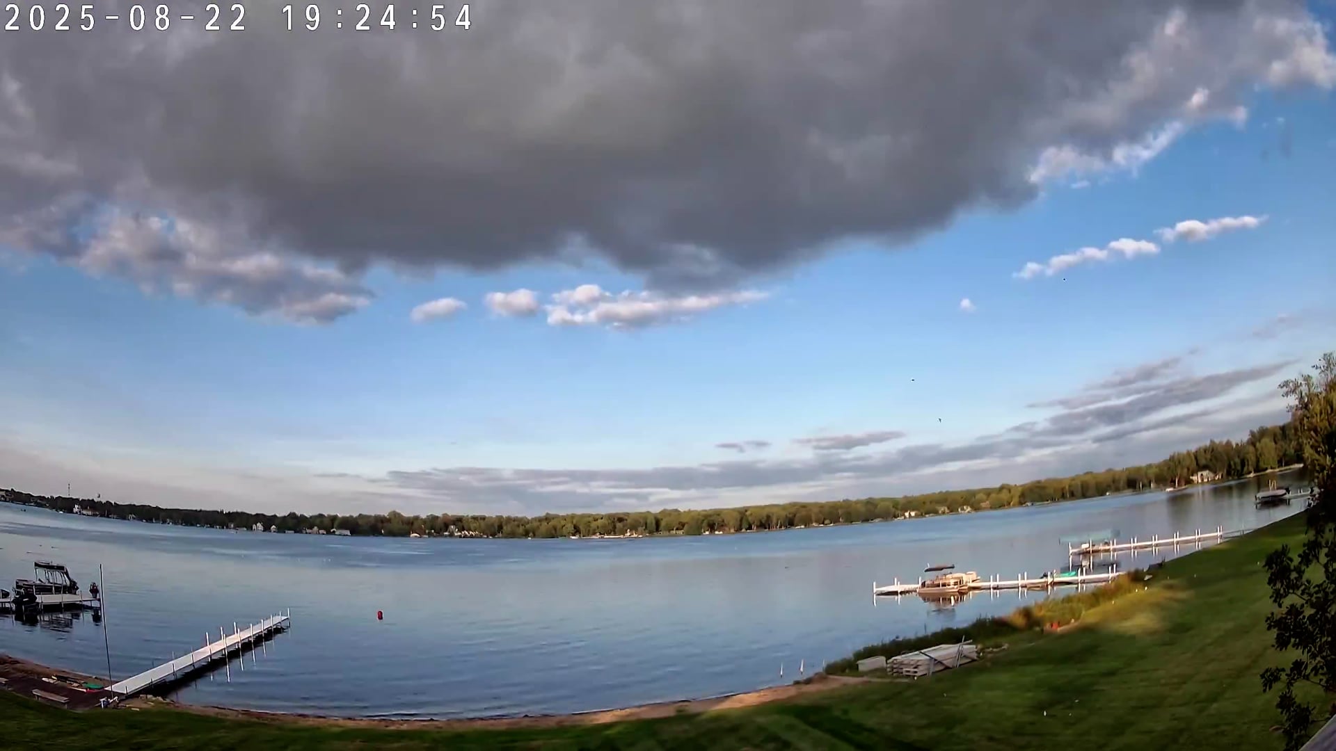 Winona Lake Sunset — August 22, 2025