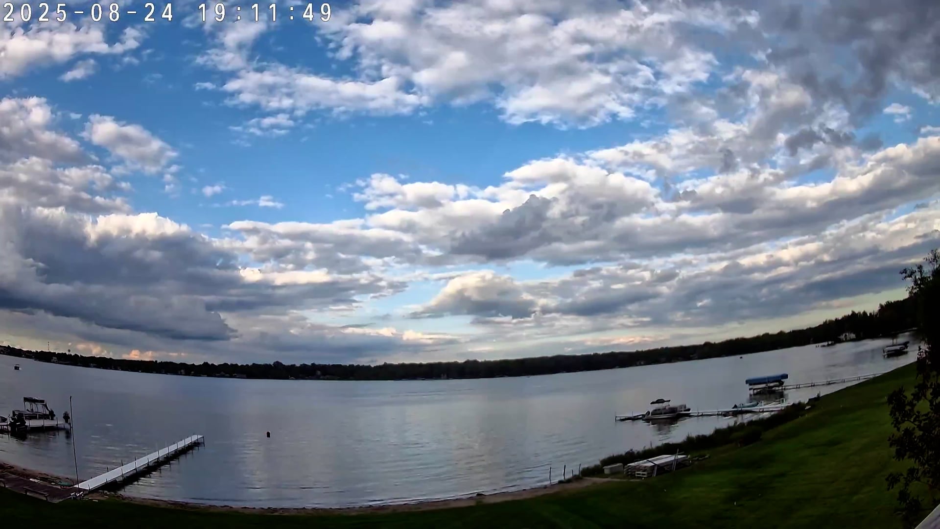 Winona Lake Sunset — August 24, 2025