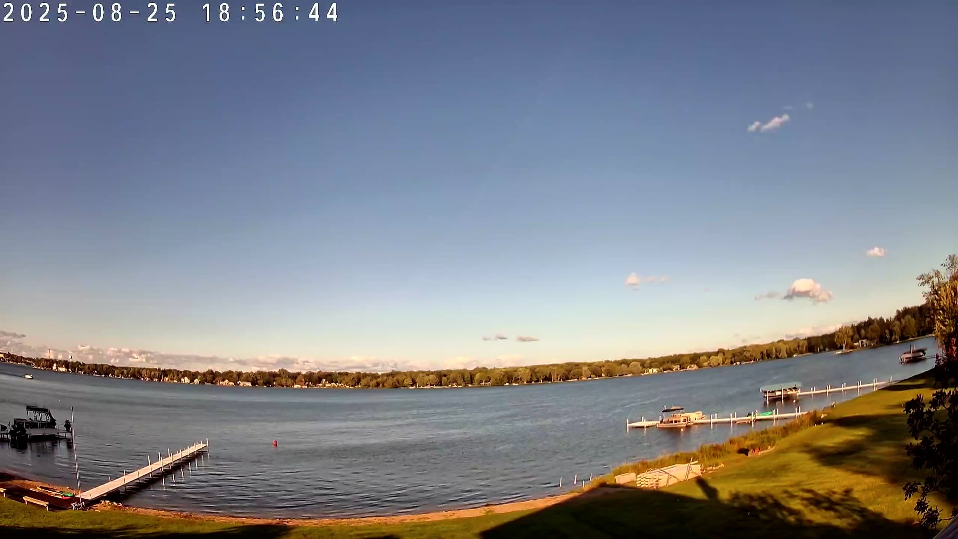 Winona Lake Sunset — August 25, 2025
