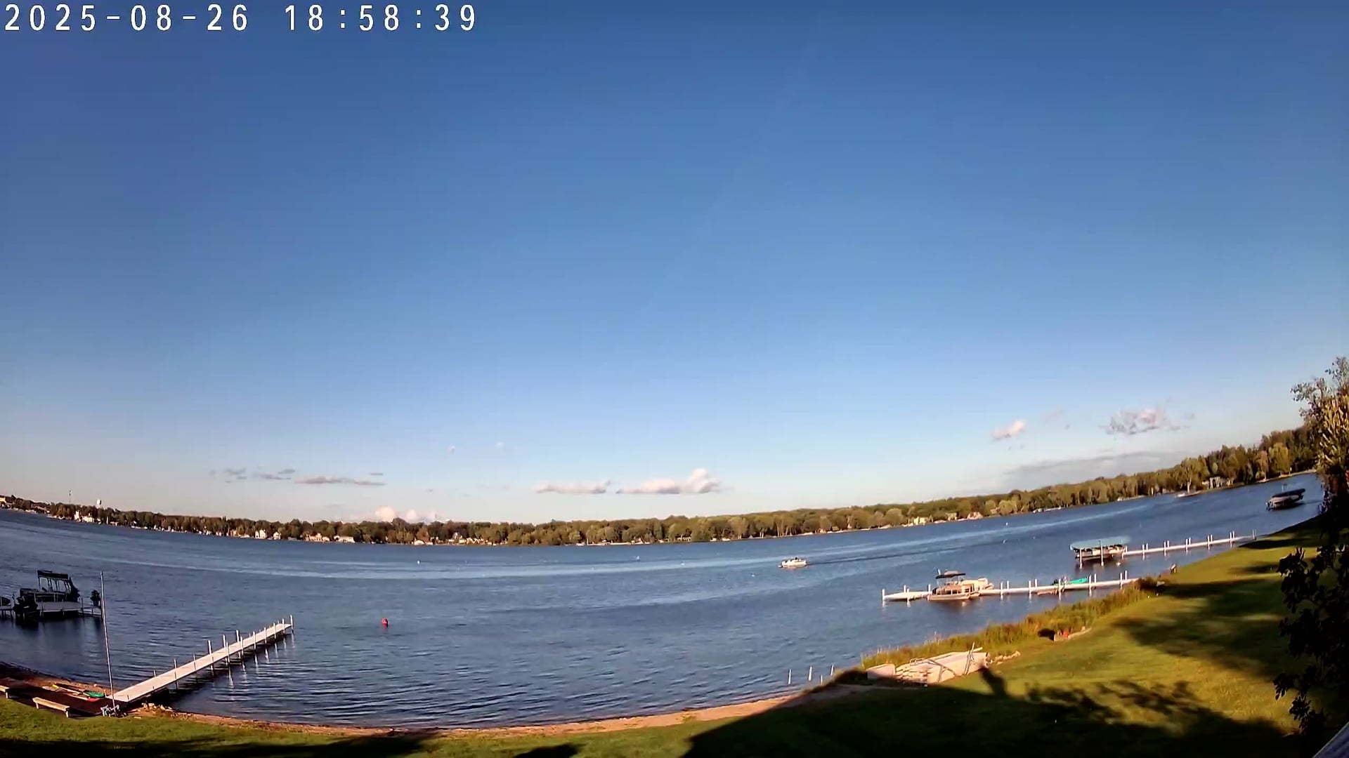 Winona Lake Sunset — August 26, 2025
