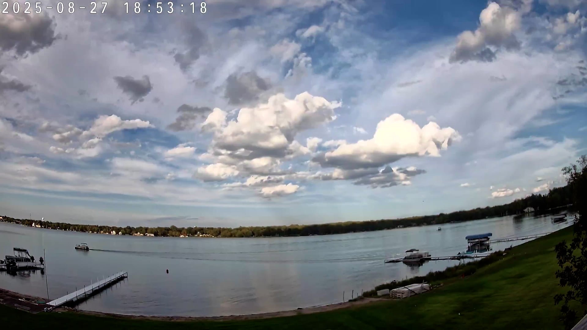 Winona Lake Sunset — August 27, 2025