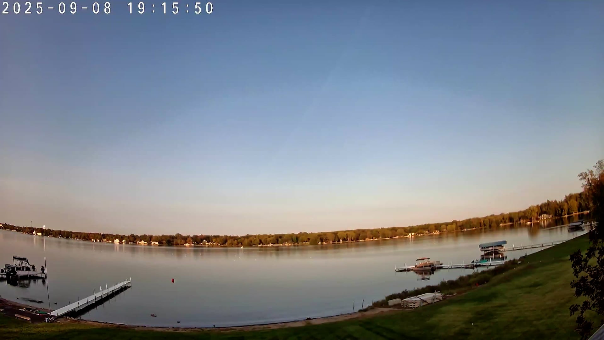 Winona Lake Sunset — September 8, 2025