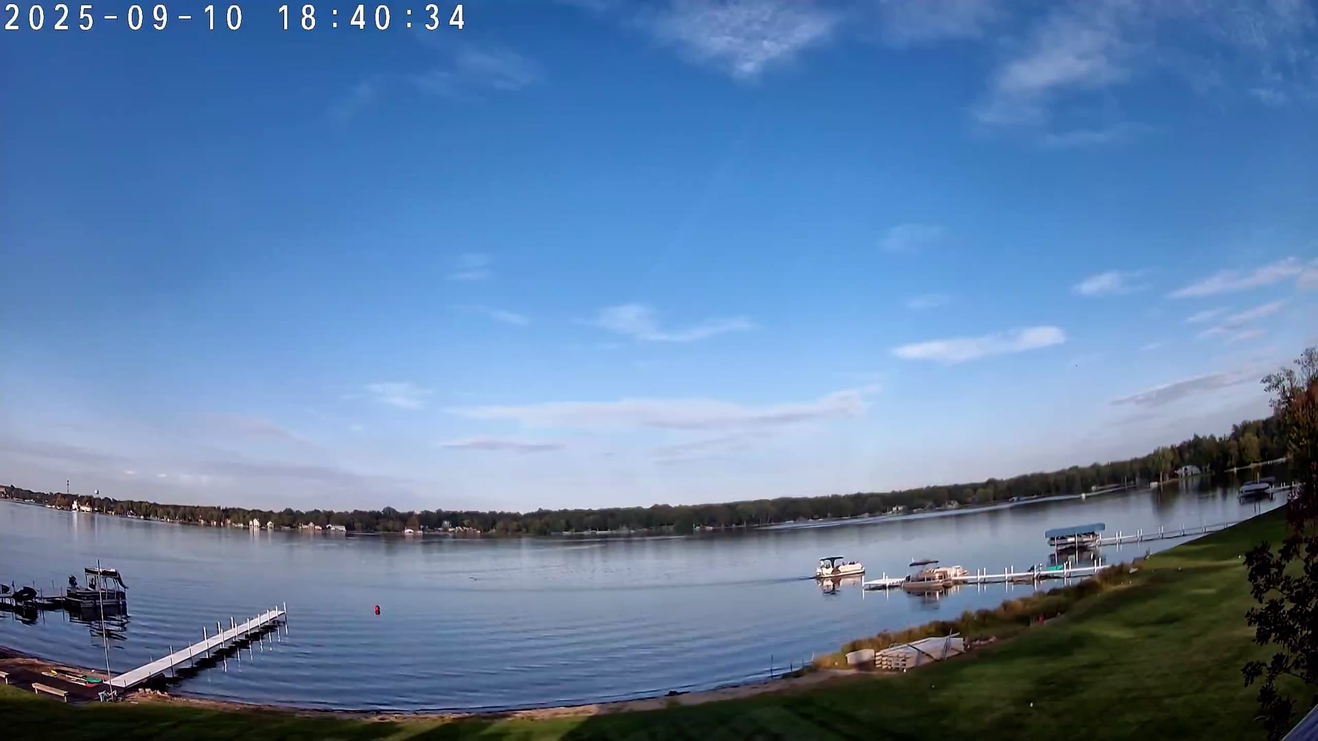 Winona Lake Sunset — September 10, 2025