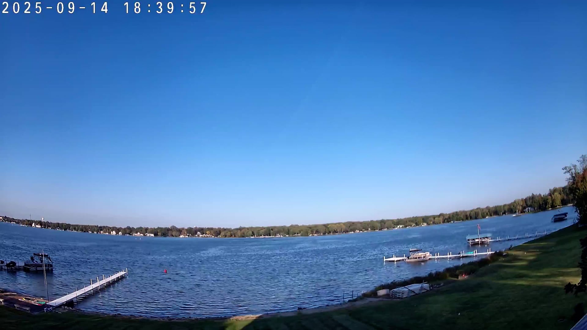 Winona Lake Sunset — September 14, 2025