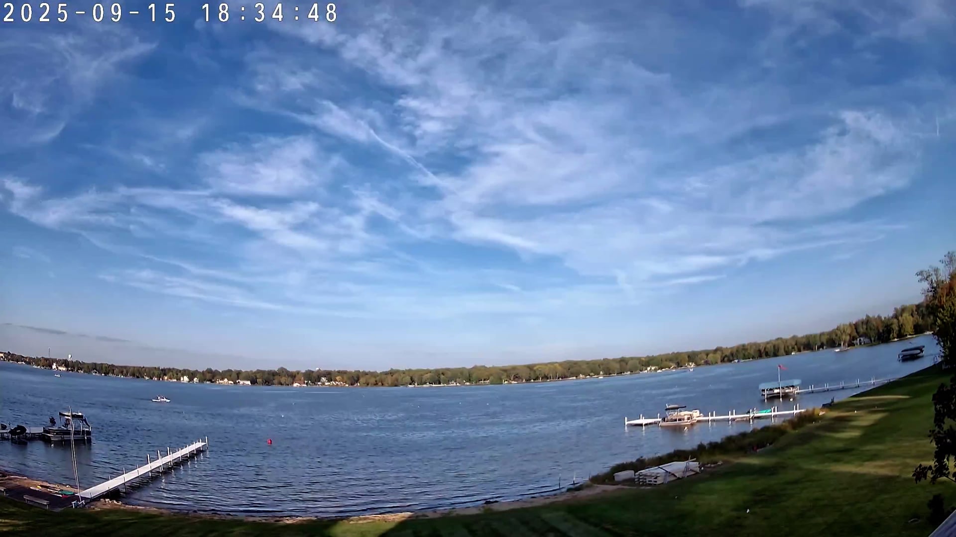 Winona Lake Sunset — September 15, 2025