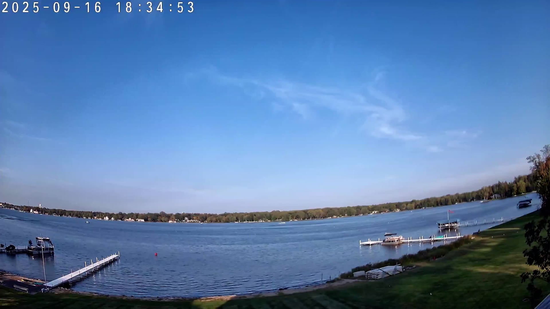 Winona Lake Sunset — September 16, 2025