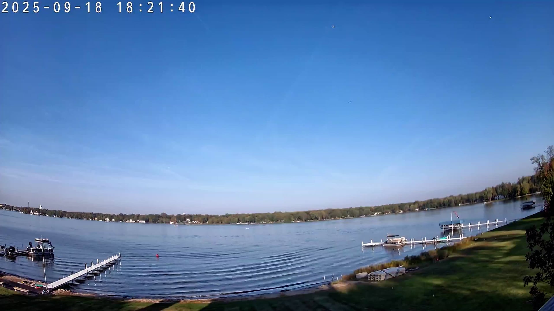 Winona Lake Sunset — September 18, 2025