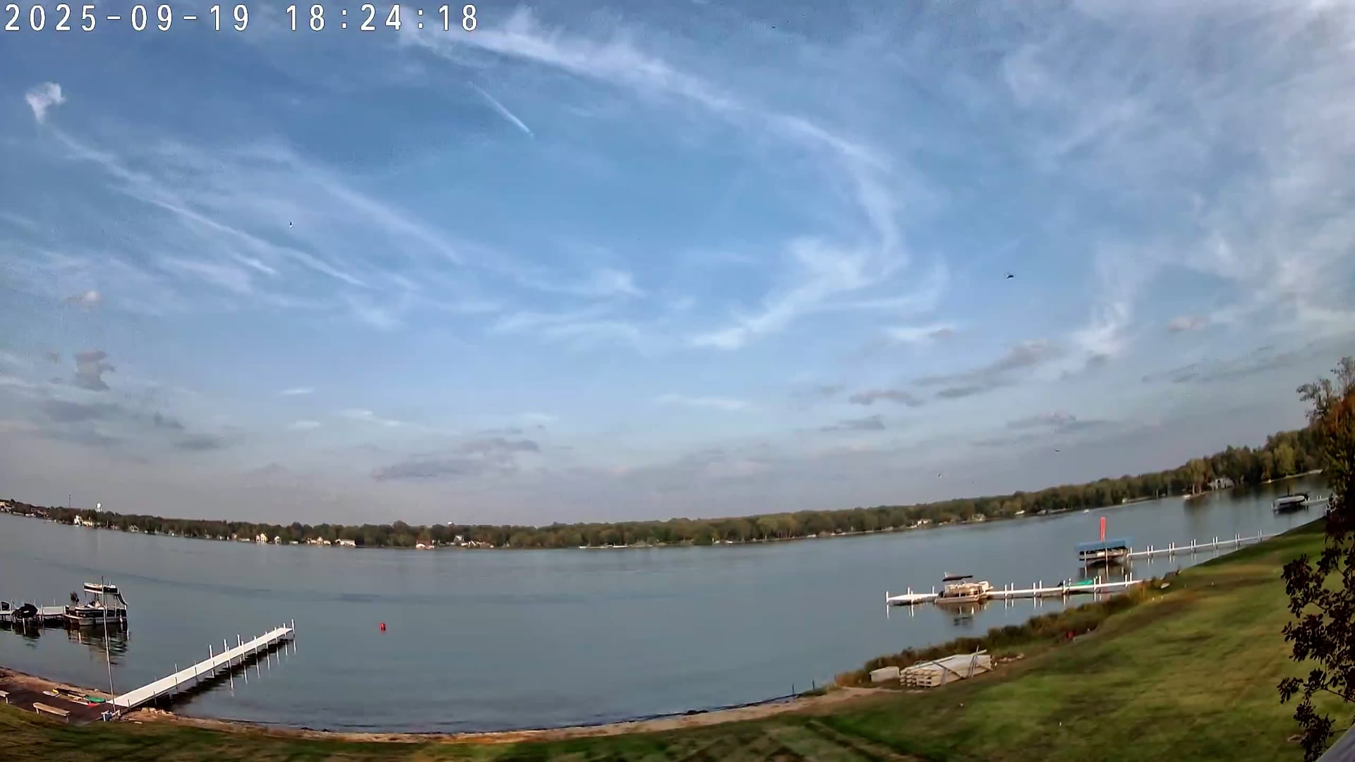 Winona Lake Sunset — September 19, 2025