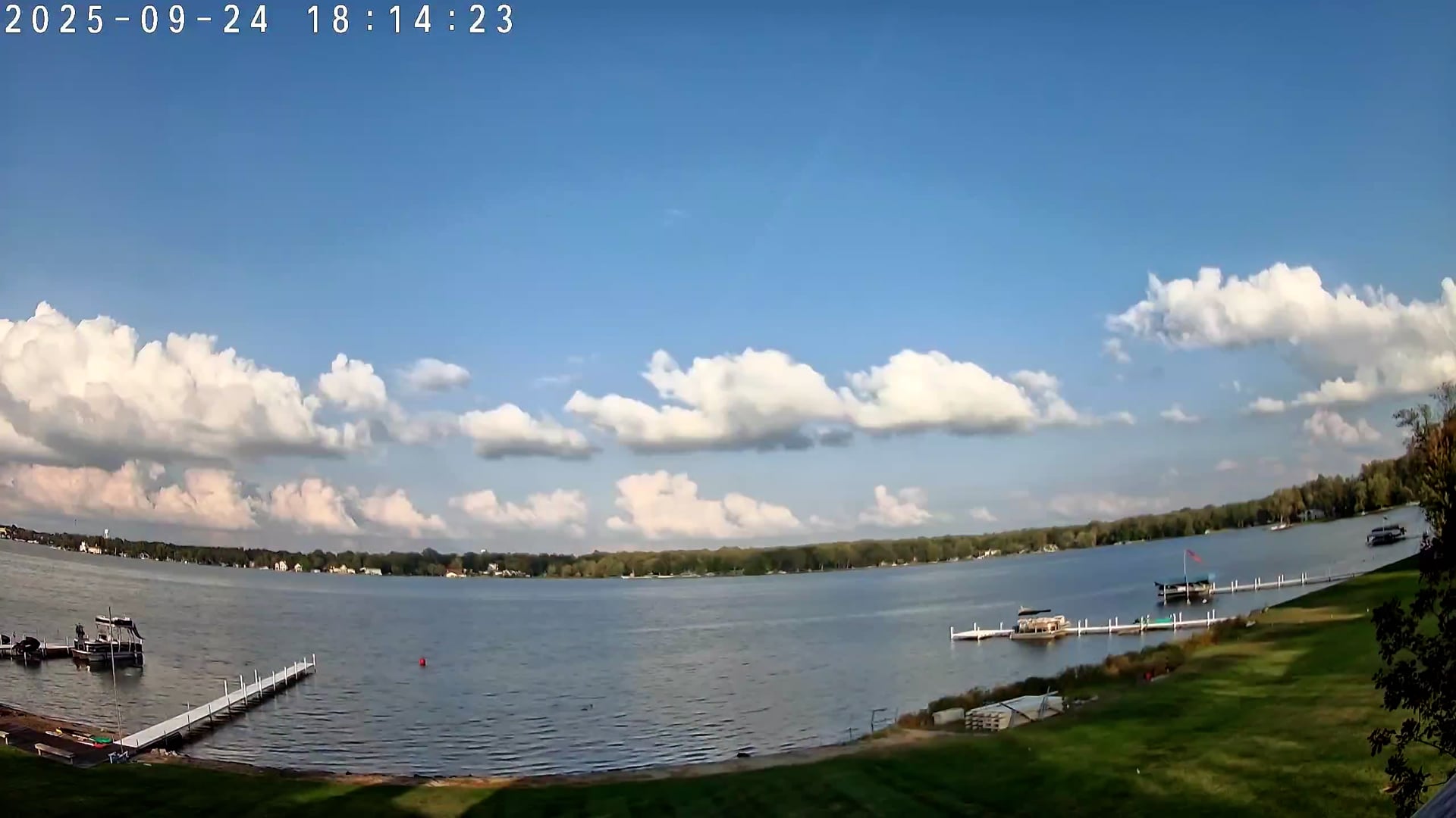 Winona Lake Sunset — September 24, 2025