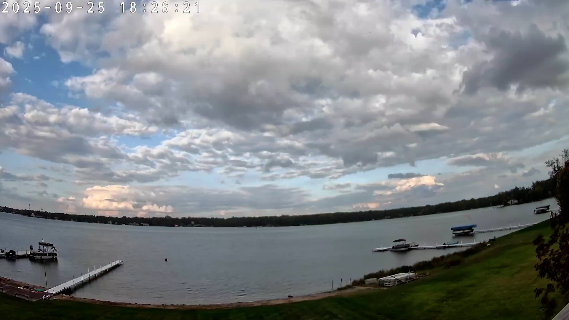 Winona Lake Sunset — September 25, 2025