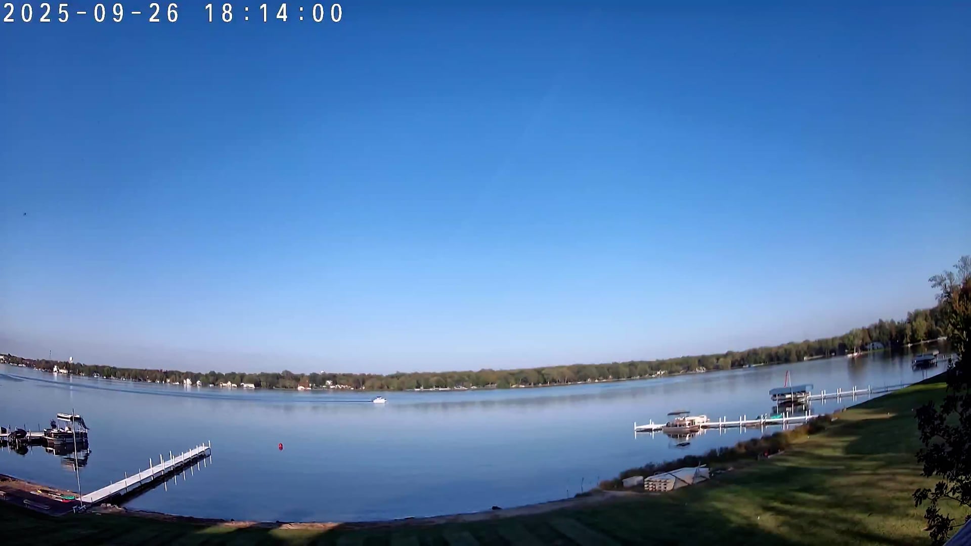 Winona Lake Sunset — September 26, 2025