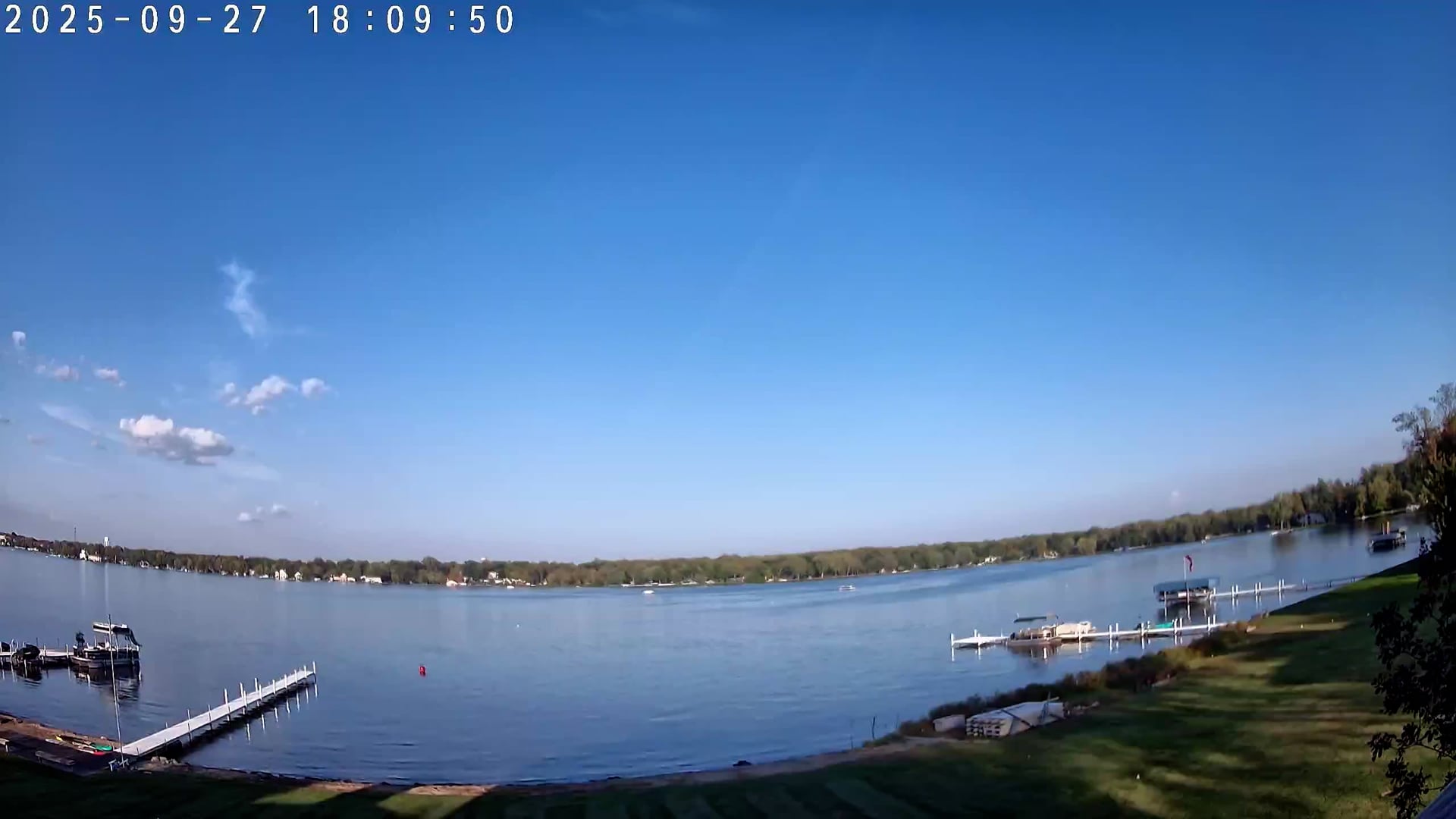 Winona Lake Sunset — September 27, 2025